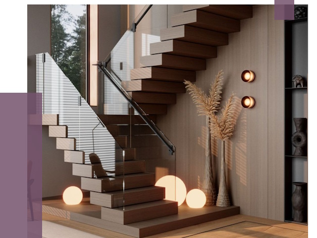 Изготовление и монтаж лестниц в Мирном от 85927 руб. | ПРОЛЁТ-Мир