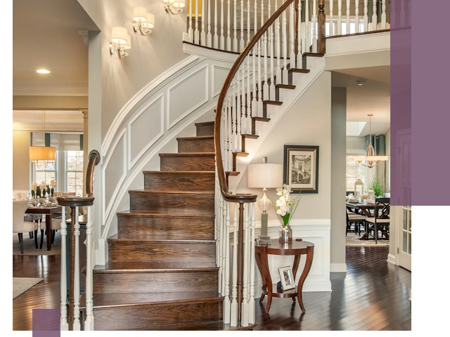 Изготовление лестниц под ключ в Мирном — металлокаркас и отделка