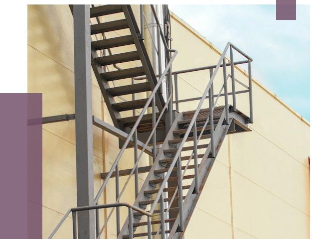 Пожарные лестницы в Мирном от 12131 руб. — монтаж и продажа | ПРОЛЁТ-Мир