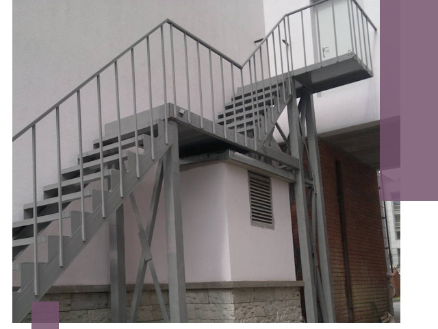 Монтаж пожарных лестниц под ключ в Мирном с гарантией качества