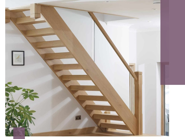 Изготовление деревянных лестниц под ключ в Мирном для дома