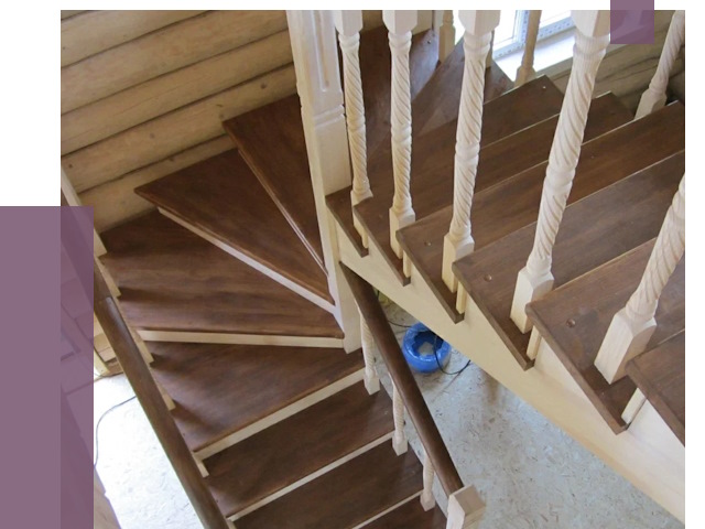 Реставрация деревянных лестниц в Мирном от 4246 руб.