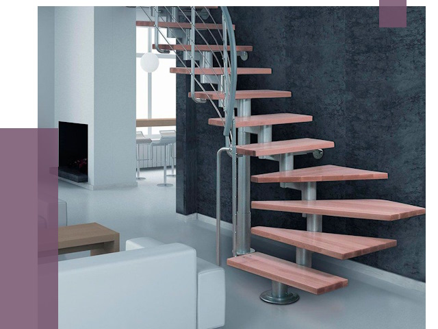 Модульные лестницы в Мирном от 16680 руб. — купить в ПРОЛЁТ-Мир