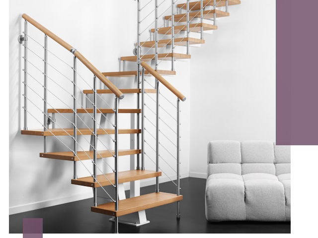 Модульные лестницы под ключ в Мирном — монтаж и изготовление