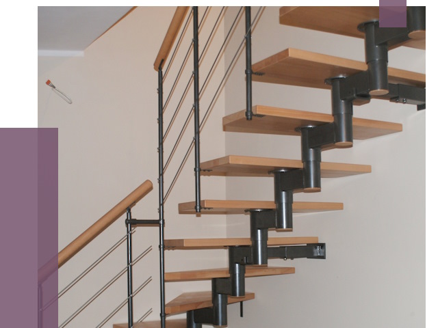 Изготовление модульных лестниц в Мирном от 11373 руб. 