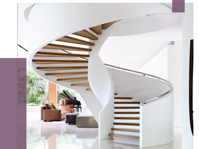 Винтовые лестницы в Мирном под ключ от 48018 руб. | ПРОЛЁТ-Мир