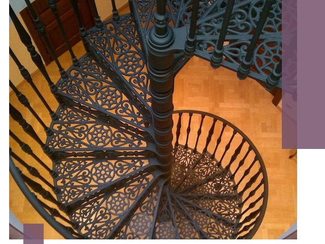 Винтовые лестницы под ключ в Мирном: производство и монтаж