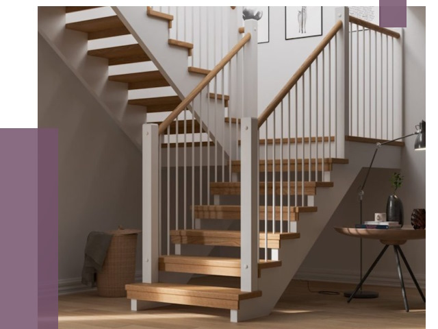 Маршевые лестницы в Мирном от 37656 руб. — монтаж | ПРОЛЁТ-Мир