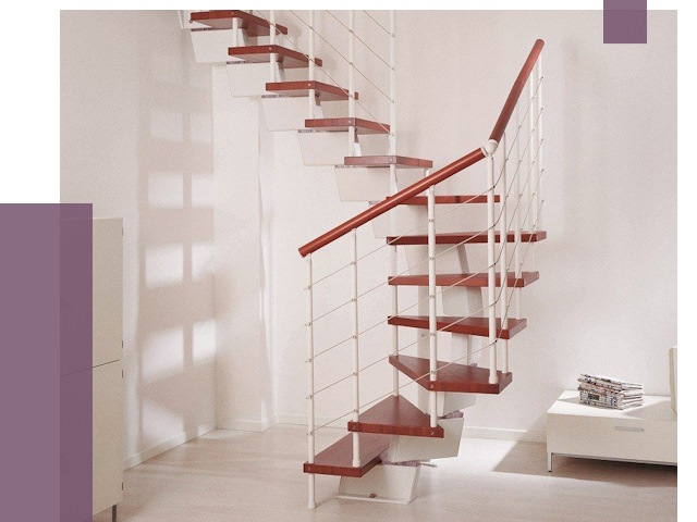 Изготовление лестниц на больцах в Мирном от 9604 руб. | ПРОЛЁТ-Мир