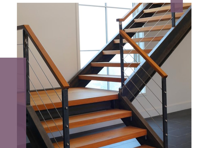 Изготовление лестниц на металлокаркасе в Мирном от 18702 руб. | ПРОЛЁТ-Мир