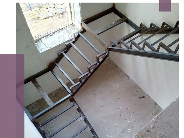 Монтаж лестниц на металлокаркасе в Мирном от 12636 руб. — ПРОЛЁТ-Мир