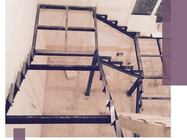 Монтаж лестниц на металлокаркасе в Мирном быстро и качественно