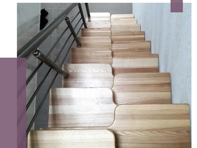 Лестницы гусиный шаг в Мирном от 12889 руб. под ключ | ПРОЛЁТ-Мир