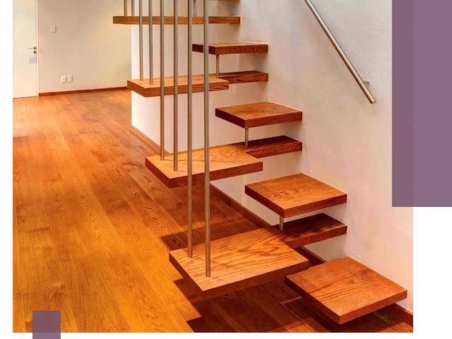 Лестницы «гусиный шаг» на заказ в Мирном для узких пространств