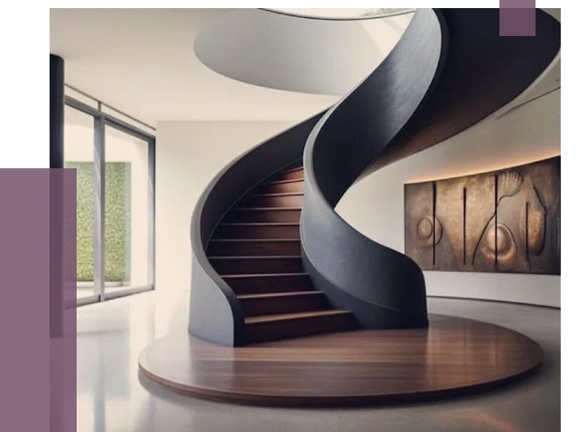 Элитные лестницы под заказ в Мирном от 187017 руб. — ПРОЛЁТ-Мир