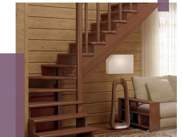 Лестницы эконом класса в Мирном от 18045 руб. бюджетные решения