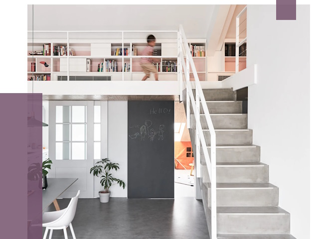 Лестницы для двухуровневой квартиры в Мирном от 174380 руб. | ПРОЛЁТ-Мир