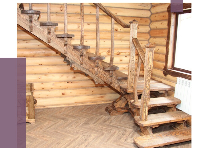 Лестницы в баню в Мирном от 18904 руб. — изготовление | ПРОЛЁТ-Мир