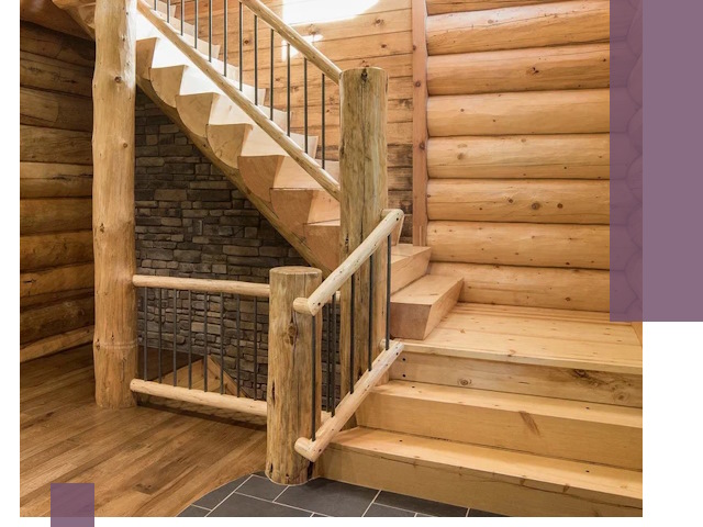 Лестницы в баню под заказ и профессиональный монтаж в Мирном