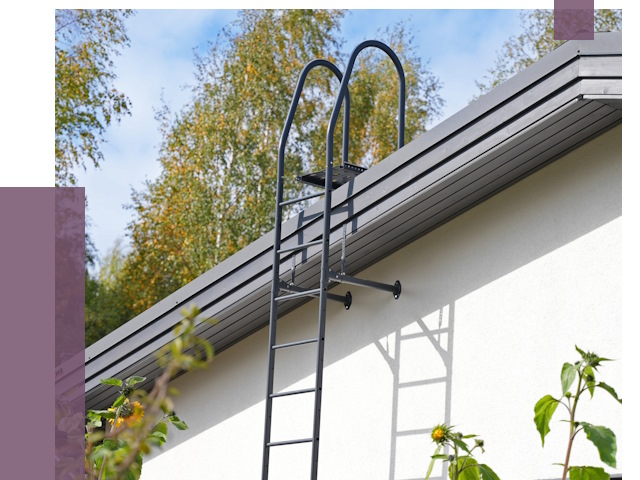 Лестницы на крышу в Мирном от 18904 руб. — монтаж и монтаж ПРОЛЁТ-Мир