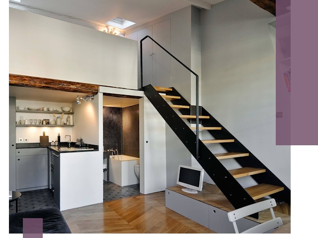 Лестницы на антресоль под ключ в Мирном — изготовление и монтаж