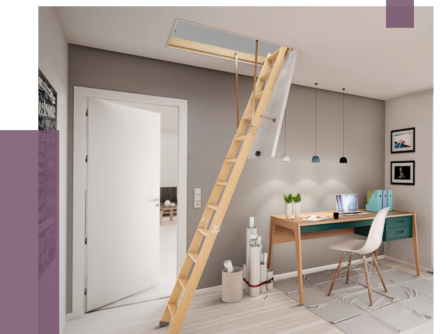Чердачные лестницы в Мирном — от 14405 руб. | ПРОЛЁТ-Мир