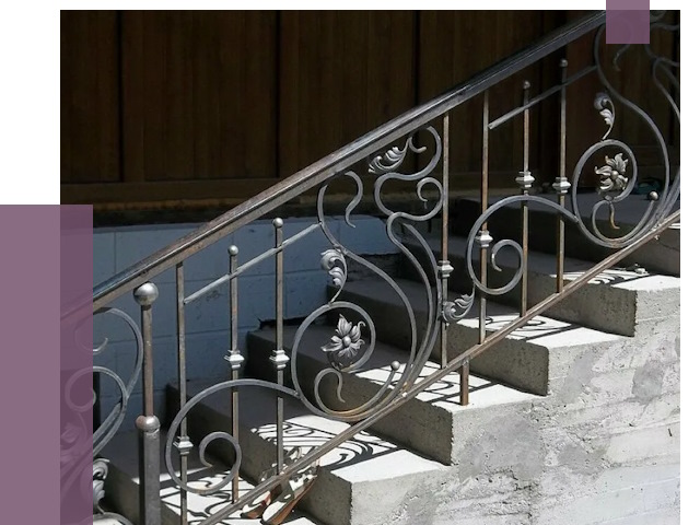 Кованые перила в Мирном от 8593 руб. под ключ — качество от ПРОЛЁТ-Мир