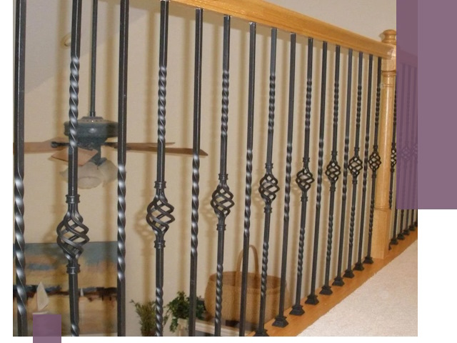 Изготовление и монтаж кованных перил в Мирном под ключ