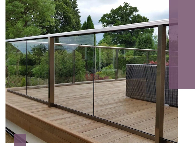 Алюминиевые перила на заказ в Мирном — монтаж и гарантия