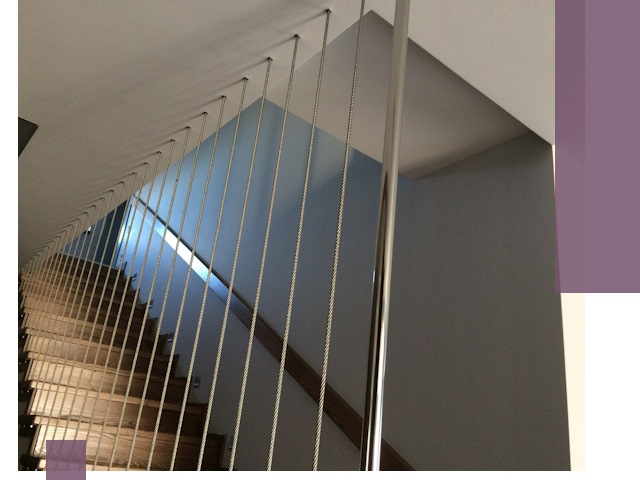 Тросовые перила под ключ в Мирном — производство и монтаж