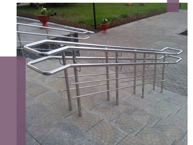 Перила для инвалидов в Мирном от 7501 руб. под ключ | ПРОЛЁТ-Мир