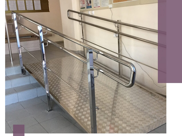 Перила для инвалидов в Мирном — надежные поручни и ограждения