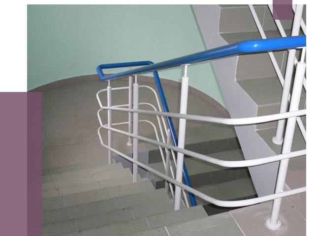 Перила в подъезде в Мирном — установка и замена от 7329 руб. | ПРОЛЁТ-Мир