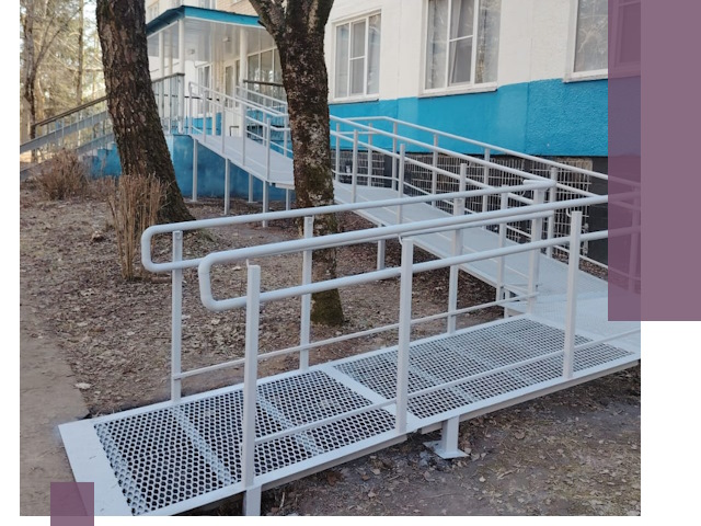 Пандусы под ключ в Мирном: изготовление, монтаж и демонтаж
