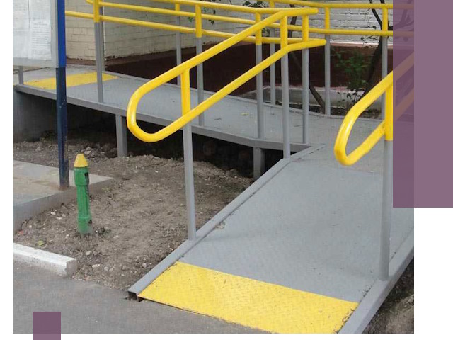 Монтаж пандусов для инвалидов в Мирном — быстро и качественно