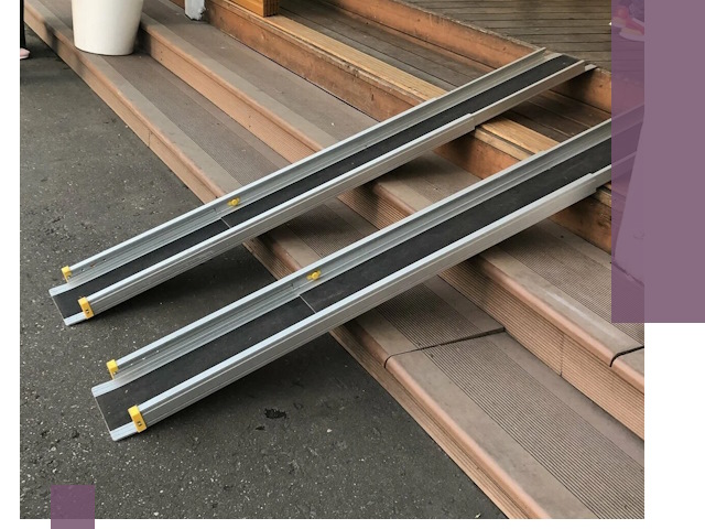 Телескопические пандусы под ключ в Мирном — изготовление и монтаж