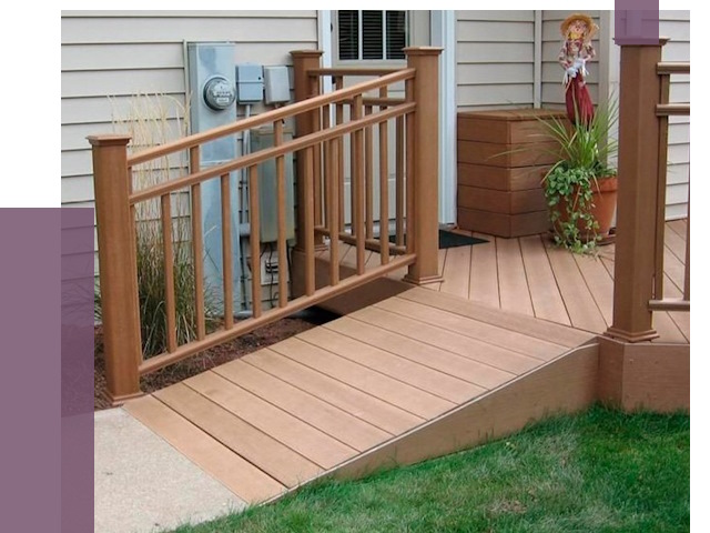 Пандус на крыльцо в Мирном под ключ от 7683 руб.