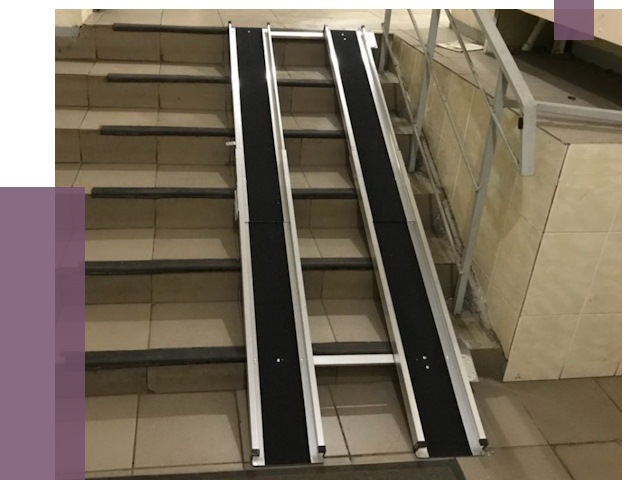 Установка пандуса в подъезд в Мирном от 7885 руб. под ключ | ПРОЛЁТ-Мир