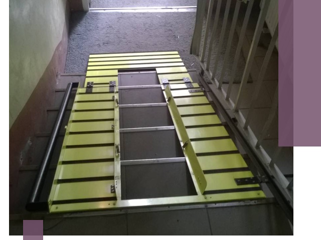 Профессиональный монтаж пандуса в подъезд в Мирном