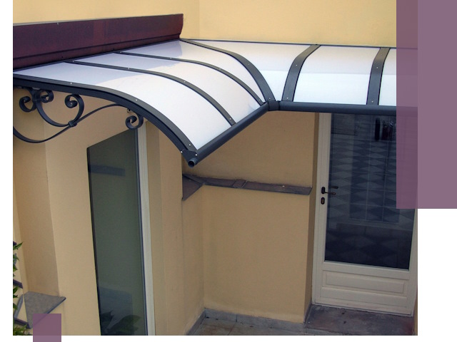 Монтаж козырьков любой сложности в Мирном под ключ