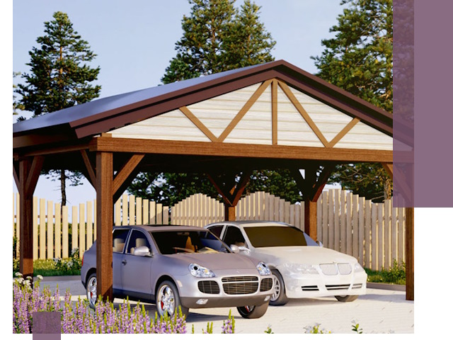 Навесы для автомобиля в Мирном — изготовление и монтаж