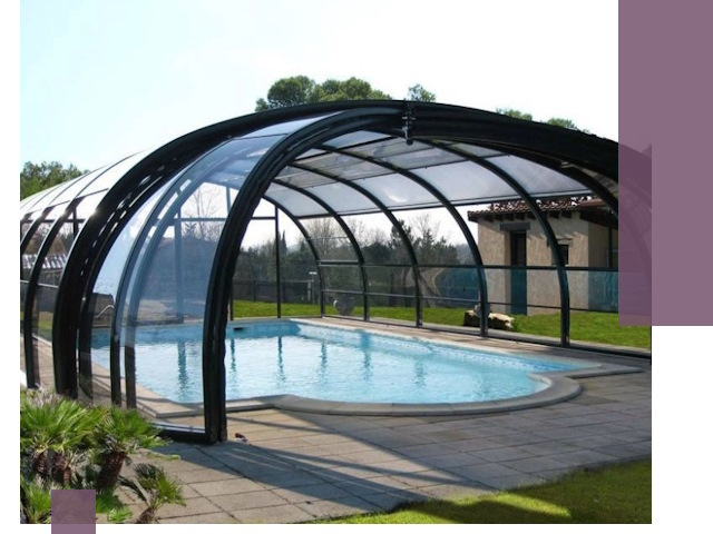 Навесы для бассейна в Мирном: изготовление и монтаж под ключ