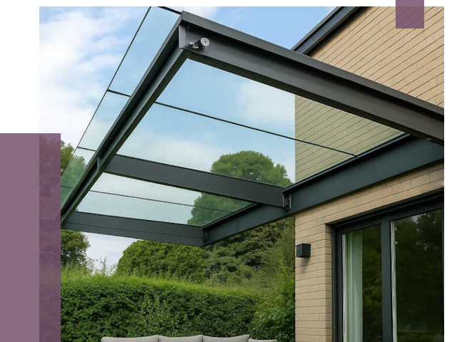 Стеклянные навесы и козырьки в Мирном от 12131 руб.