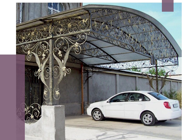Кованые навесы в Мирном от 14405 руб. | ПРОЛЁТ-Мир