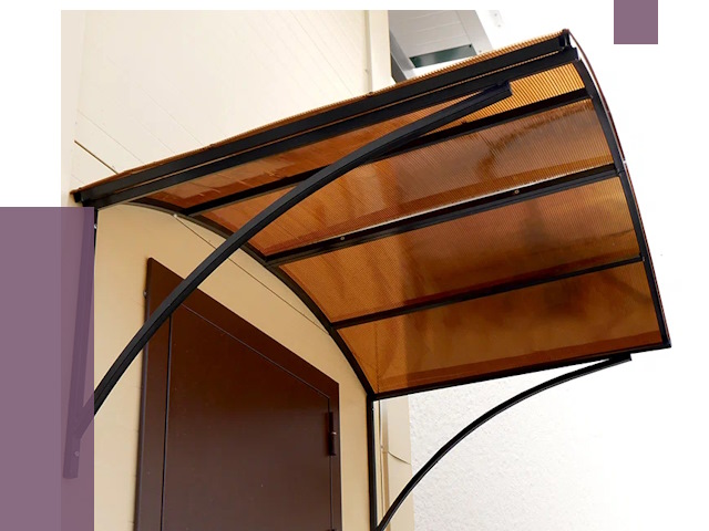 Недорогие козырьки в Мирном от 7501 руб.  | ПРОЛЁТ-Мир