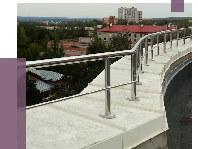 Парапеты и ограждения кровли в Мирном от 4903 руб. 