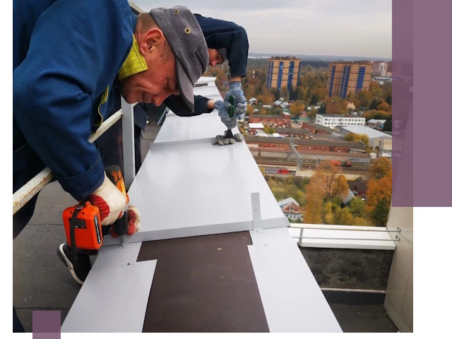 Монтаж парапетов в Мирном — установка прочных металлических ограждений