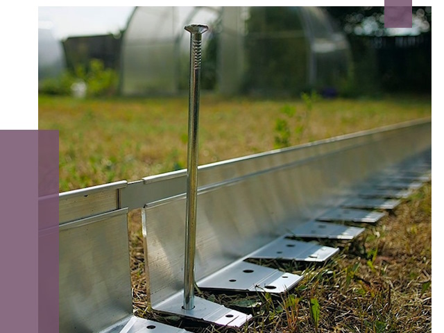 Металлические бордюры для газона в Мирном от 4246 руб. | ПРОЛЁТ-Мир