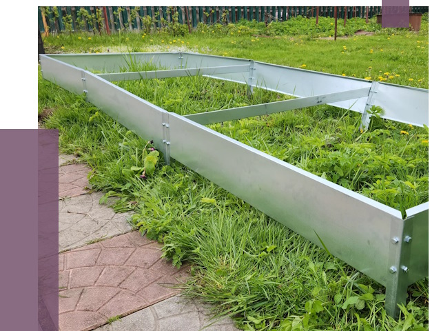 Металлические бордюры для грядок в Мирном от 1769 руб.
