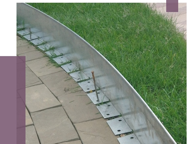 Металлические бордюры для тротуаров в Мирном от 8593 руб.